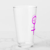 Lesbian Lovers Personalized Glas (Rechts)