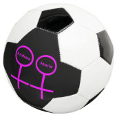 Lesbian Lovers Personalized Voetbal (Drie kwart)