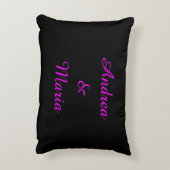 Lesbian Lovers Pillow Accent Kussen (Achterkant (Verticaal))