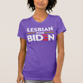 LESBIAN POUR JOE BIDEN T-Shirt (Devant)