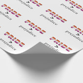 Lesbian Pride and Prejudice Cadeaupapier (Hoek)