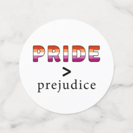Lesbian Pride and Prejudice confetti