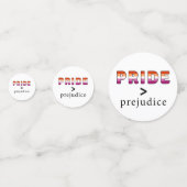 Lesbian Pride and Prejudice confetti (Achterkanten)