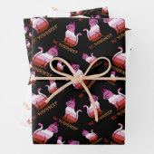 Lesbian Pride Cat - Wees jezelf Inpakpapier Vel (In situ)