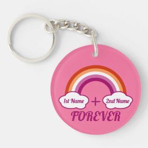 Lesbian pride Design/a koppel Sleutelhanger