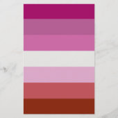 Lesbian Pride Flag Flyer (Voorkant)
