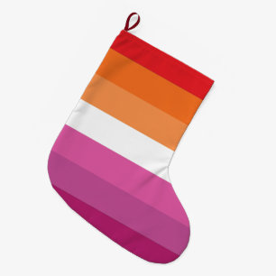 Lesbian Pride Flag Grote Kerstsok