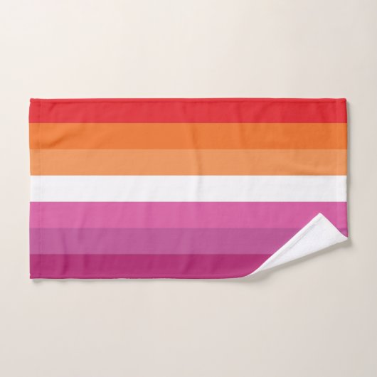 Lesbian Pride Flag Handdoek (Handdoek)