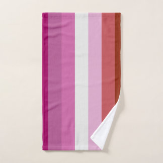 Lesbian Pride Flag Handdoek