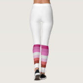 Lesbian Pride Flag Leggings (Achterkant)