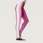 Lesbian Pride Flag LGBT Vertical Stripe Leggings (Rechts)