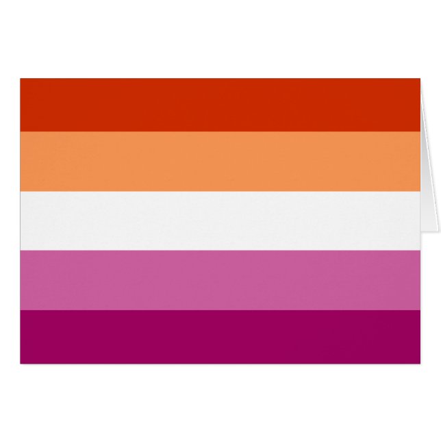 Lesbian Pride Flag LGBTQ (Devant horizontal)