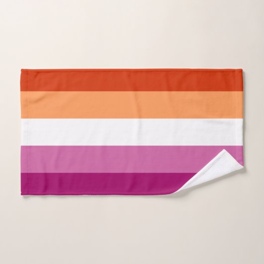 Lesbian Pride Flag LGBTQ (Serviette à main)