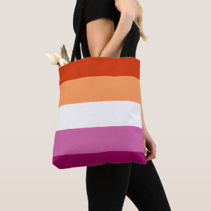 Lesbian Pride Flag LGBTQ Draagtas