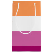 Lesbian Pride Flag LGBTQ Klein Cadeauzakje (Voorkant)