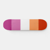 Lesbian Pride Flag LGBTQ Skateboard (Horizontaal)