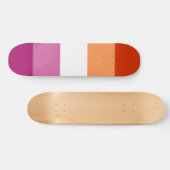 Lesbian Pride Flag LGBTQ Skateboard (Horizontaal)