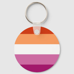 Lesbian Pride Flag LGBTQ Sleutelhanger