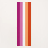 Lesbian Pride Flag LGBTQ Yogamat (Voorkant)