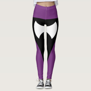 Lesbian Pride Flag Paars Ax Leggings