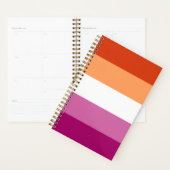 Lesbian Pride Flag Planner (Display)