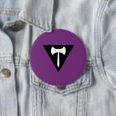 Lesbian Pride Flag Ronde Button 4,0 Cm (In situ)