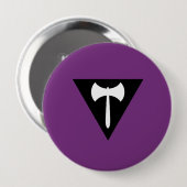 Lesbian Pride Flag Ronde Button 4,0 Cm (Voorkant /achterkant)