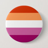 Lesbian Pride Flag Ronde Button 7,6 Cm (Voorkant)