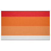 Lesbian Pride Flag (Sunset) Stof (Fat Quarter)