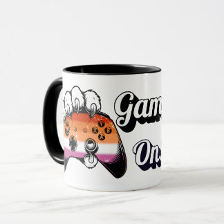 Lesbian Pride Game On Tiger Paw Controller Mug 26