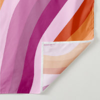 Lesbian Pride Handgemaakte Kleurrijke Roze Streep