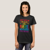 Lesbian Pride Merch Lesbow Love Lgbt Rainbow T-shirt (Voorkant volledig)