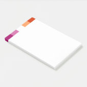 Lesbian Pride Post-it Notes (Schuin)