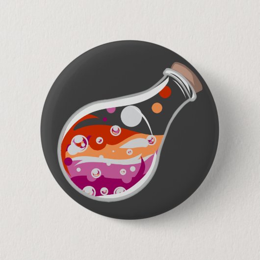 Lesbian Pride Potion Button (Voorkant)