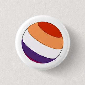 Lesbian Pride Sphere Ronde Button 3,2 Cm