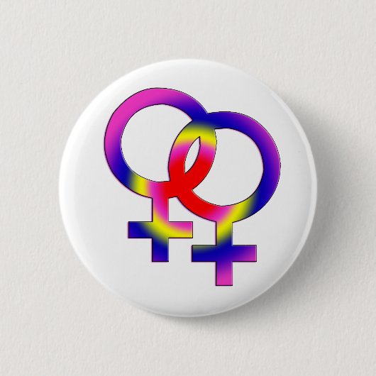 lesbian ronde button 5,7 cm (Voorkant)
