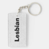 Lesbian  sleutelhanger (achterkant)