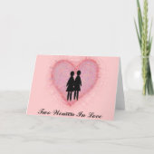Lesbian Valentine Cartes & Cadeaux "Be Mine ?" (Dos)
