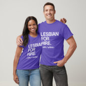 LESBIAN VOOR HUUR T-SHIRT (Unisex)