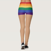 Lesbian Vrouw Gender Symbol Rainbow Leggings (Achterkant)