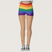 Lesbian Vrouw Gender Symbol Rainbow Leggings (Voorkant)