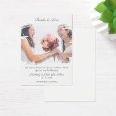 Lesbian Wedding Couple to Thank Guests on Brush (Bureau)