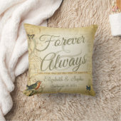 Lesbian Wedding Forever en Altijd Bird Butterfly Kussen (Deken)