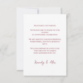 Lesbian Wedding Photo Pride Flag Gradient Bedankkaart (Achterkant)