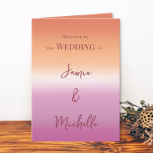 Lesbian Wedding Photo Pride Flag Gradient Programma