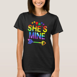 Lesbian Ze is een mijne koppels die overeenkomen m T-shirt