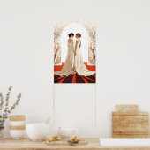 Lesbianen aan het veranderen poster (Keuken)