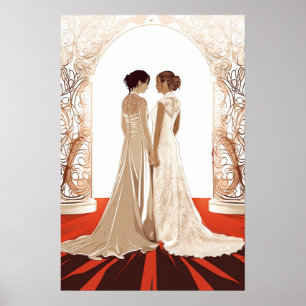 Lesbianen aan het veranderen poster