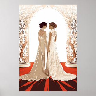 Lesbianen aan het veranderen poster