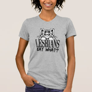 LESBIANEN ETEN WAT? T-SHIRT